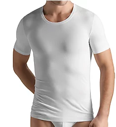Cotton Superior Crew Neck T-Shirt WHT S