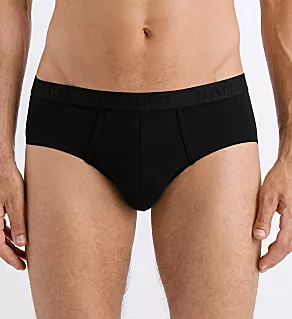 Cotton Essentials Jersey Stretch Brief BLK 2XL