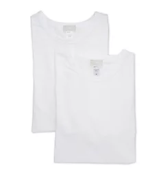 Cotton Essentials T-Shirt - 2 Pack WHT S