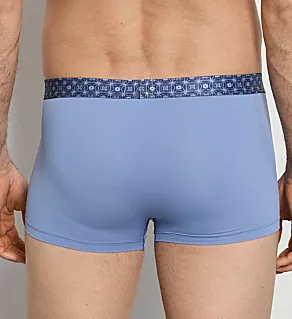 Micro Touch Boxer Brief w/ Printed Waistband Mineral Blue 2XL