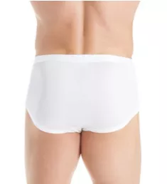 Cotton Pure Brief with Fly WHT M