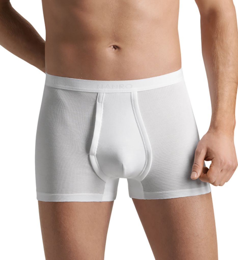 Hanro Hombre Algodón Puro Boxer Brief 73634