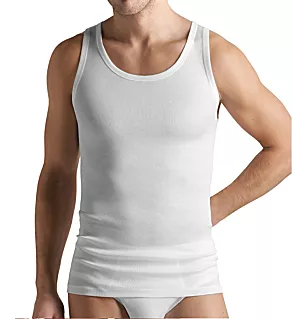 Cotton Pure Tank Top WHT L