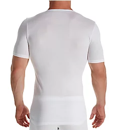 Cotton Pure Short Sleeve Crew Neck Shirt WHT S
