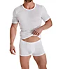 Hanro Cotton Pure Short Sleeve Crew Neck Shirt 73663 - Image 3