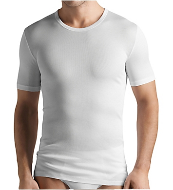 Hanro Cotton Pure Short Sleeve Crew Neck Shirt