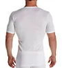 Hanro Cotton Pure Short Sleeve V-Neck Shirt 73665 - Image 2