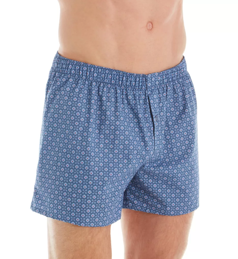 Fancy Woven Boxer BluMO L by Hanro