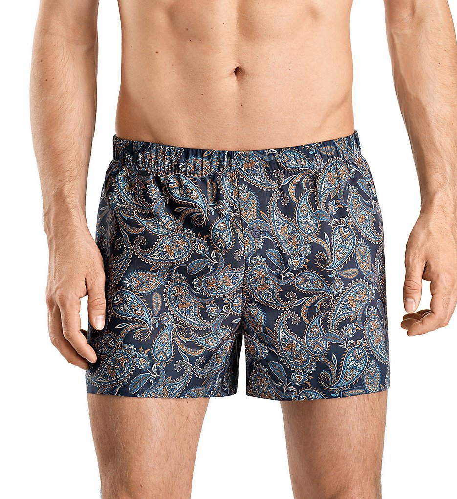 Hanro 74013 Fancy Woven Boxer (Classic Paisley)