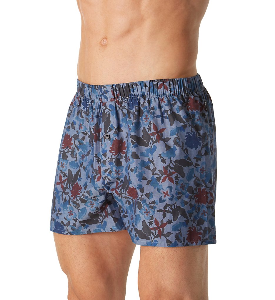 Hanro 74013 Fancy Woven Boxer (Flower Aquarell)
