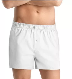 Fancy Woven Boxer WHT S