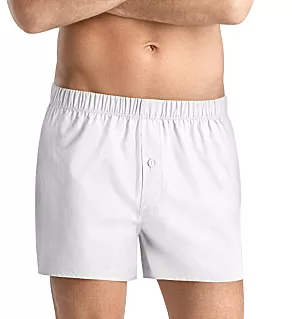 Fancy Woven Boxer WHT 2XL