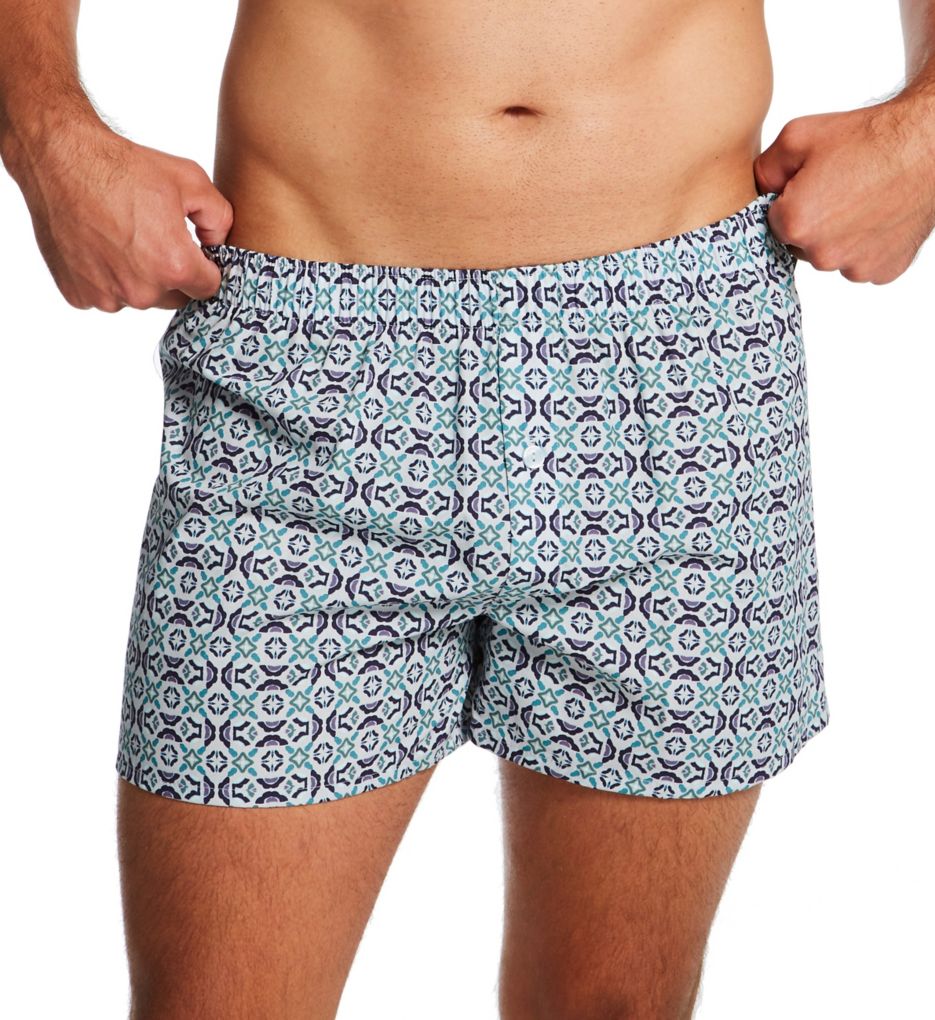Hanro Fancy Woven Boxer Tinted Mosaic 2XL  - Image 1