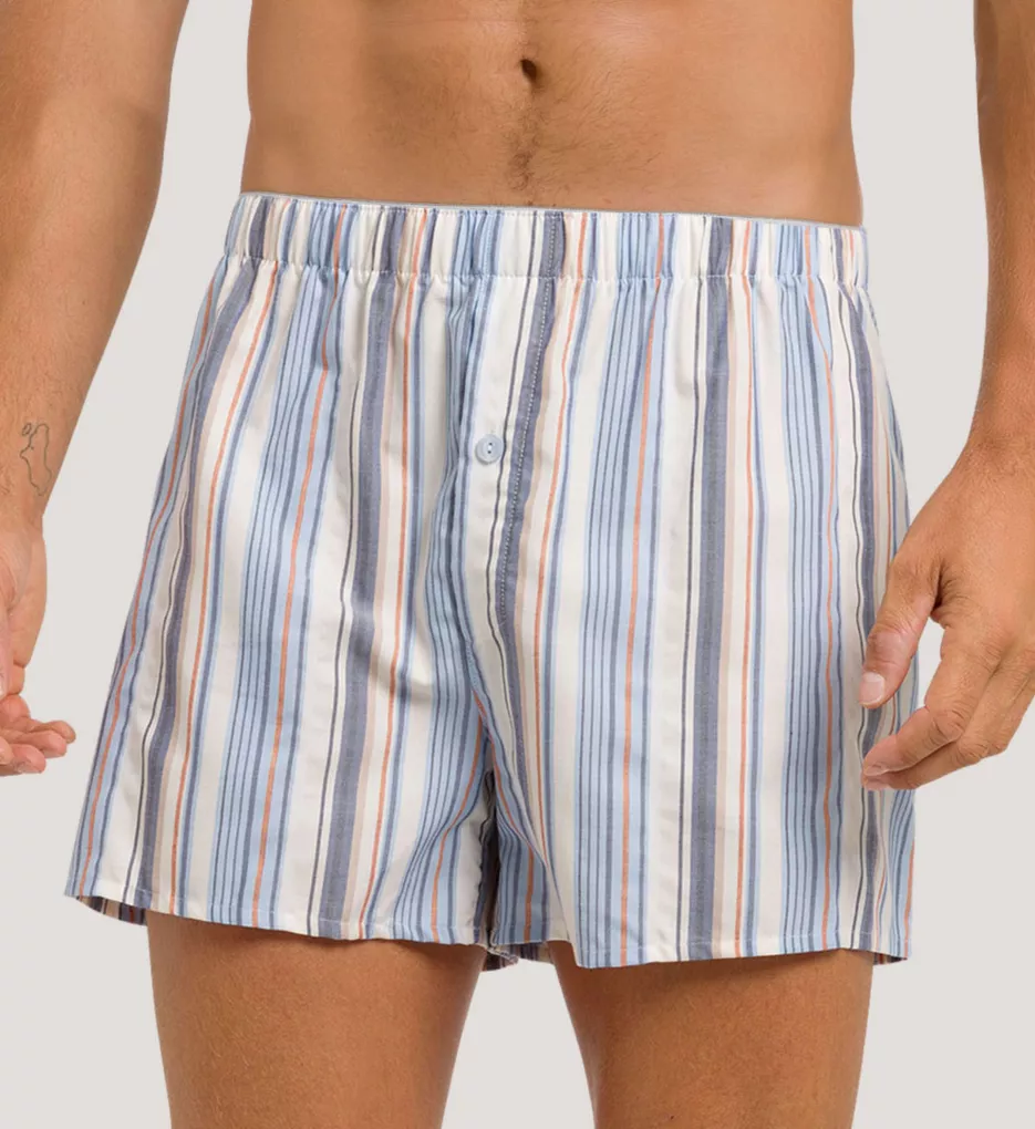 Fancy Woven Cotton Blend Boxer Canvas Stripe XL