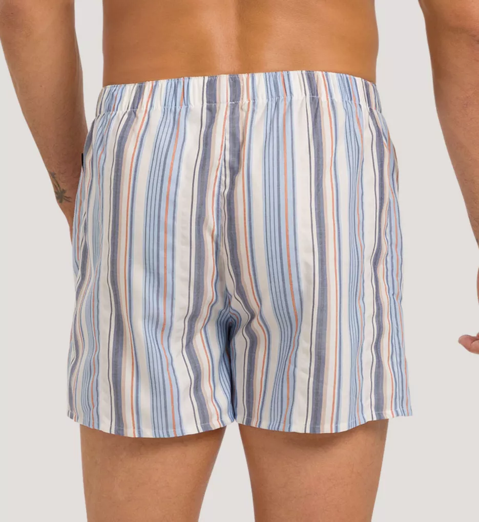 Fancy Woven Cotton Blend Boxer Canvas Stripe M