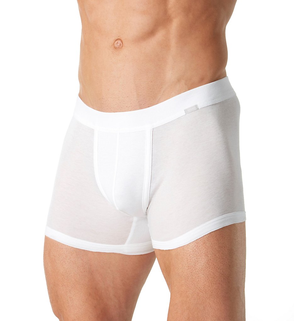 Hanro 74055 Eric 100% Cotton Boxer Briefs (White)