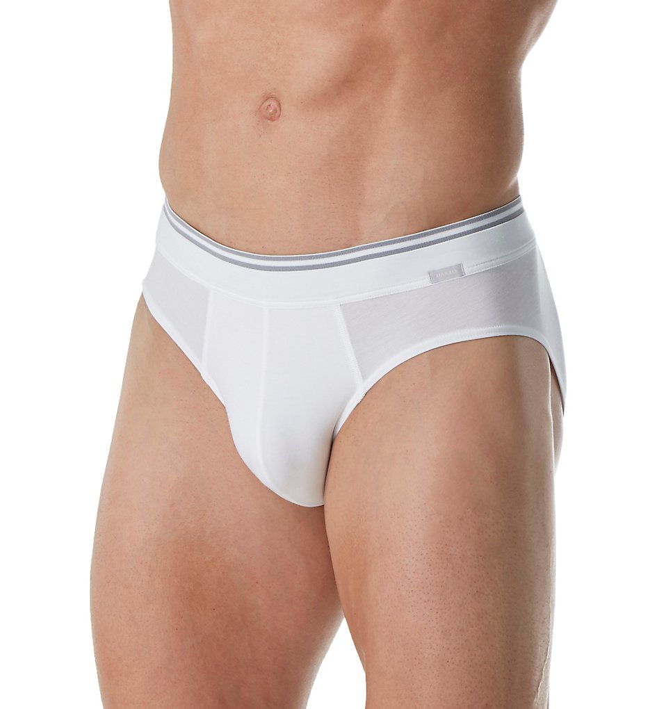 Hanro 74071 Liam Micro Modal Low Cut Briefs (White)