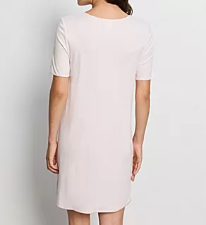 Cotton Silk Short Sleeve Nightgown Honeydew XL