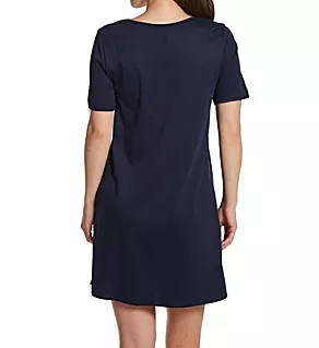 Cotton Silk Short Sleeve Nightgown