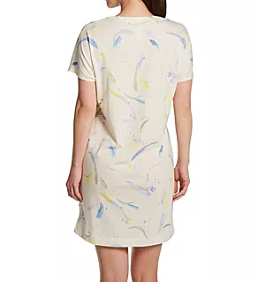 Sleep and Lounge Short Sleeve Nightgown Dive of Color S