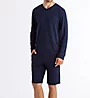Hanro Casuals Long Sleeve V-Neck T-Shirt 75036 - Image 6
