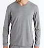 Hanro Casuals Long Sleeve V-Neck T-Shirt 75036 - Image 1