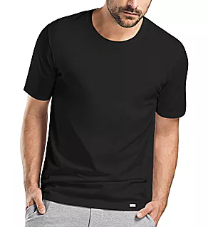 Living Short Sleeve Crew Neck T-Shirt BLK M