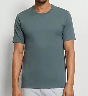 Living Short Sleeve Crew Neck T-Shirt Studio Green 2XL