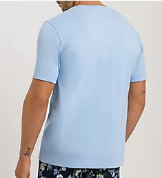 Living Short Sleeve Crew Neck T-Shirt Placid Blue M