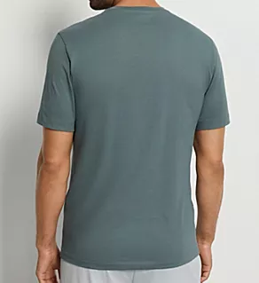 Living Short Sleeve Crew Neck T-Shirt Studio Green 2XL