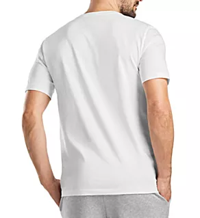 Living Short Sleeve Crew Neck T-Shirt WHT M