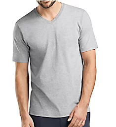 Living Short Sleeve V-Neck Shirt grymlg XL