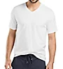 Hanro Living Short Sleeve V-Neck Shirt 75051 - Image 1