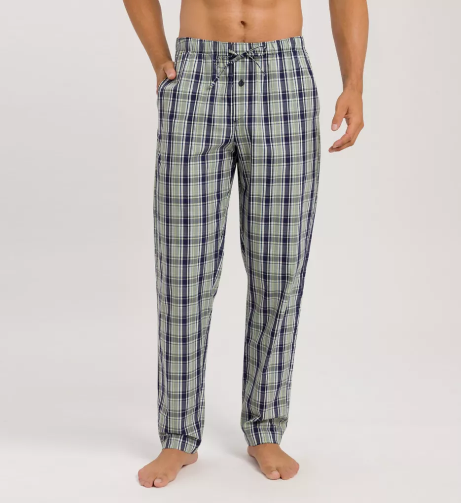 Night and Day Woven Lounge Pant Green Check M