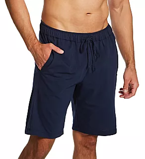 Night and Day Knit Shorts Deep Navy S