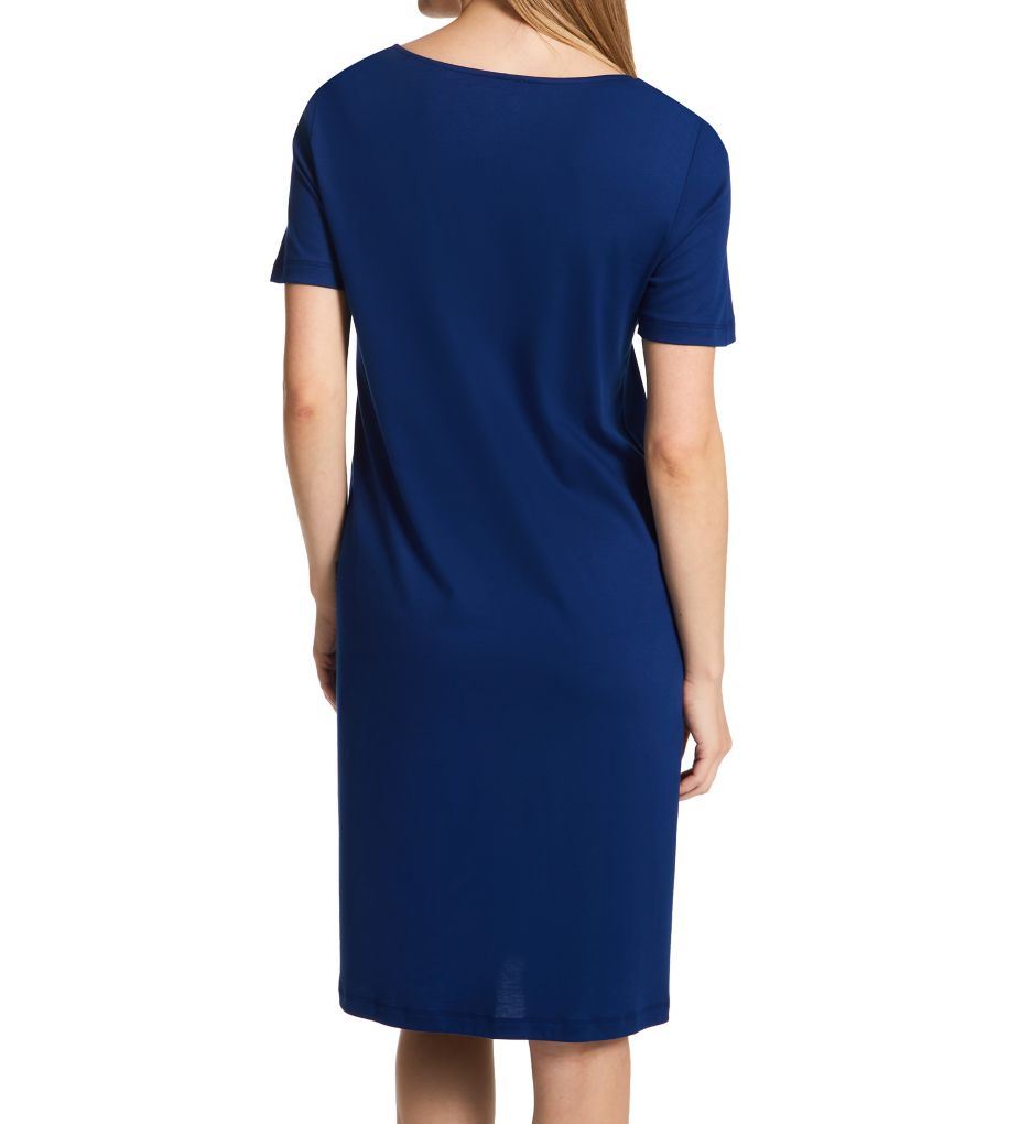 Hanro Paola Short Sleeve Sleep Gown 76047 - Image 2
