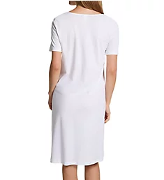 Paola Short Sleeve Sleep Gown White XS