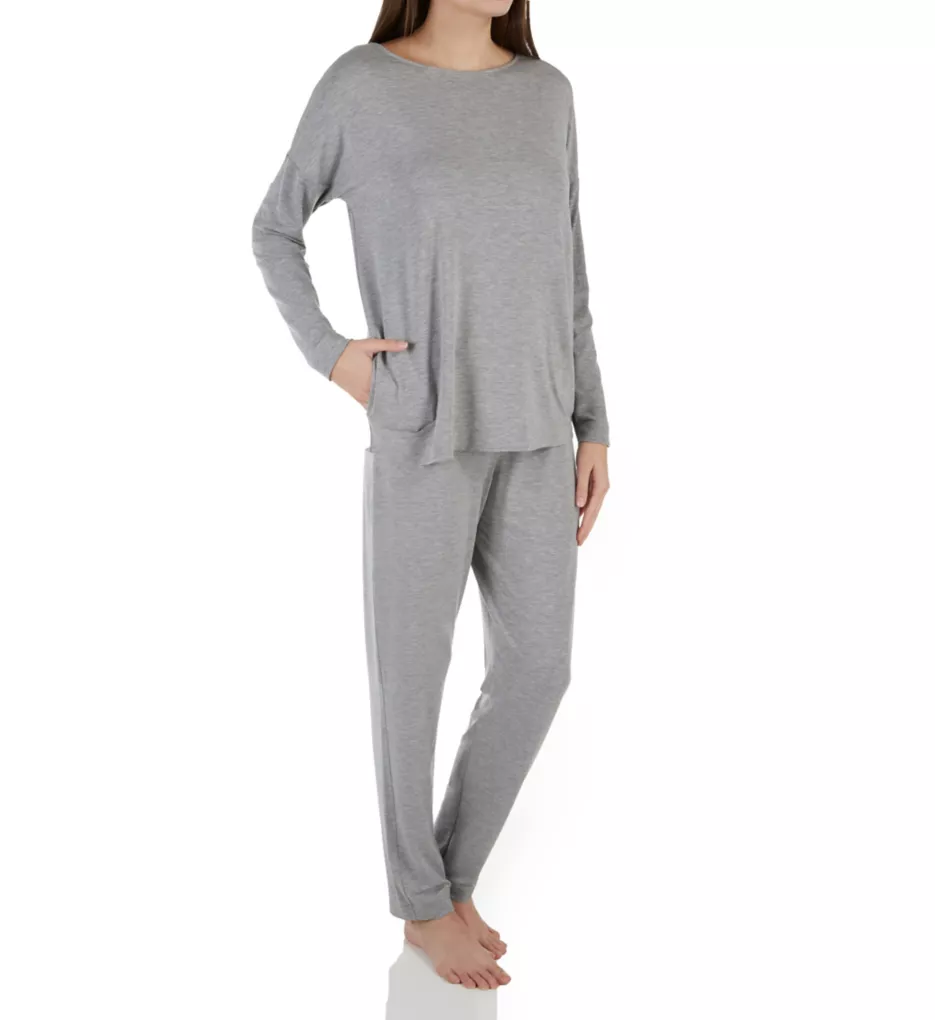 Hanro Natural Elegance Long Sleeve Pajamas 76390