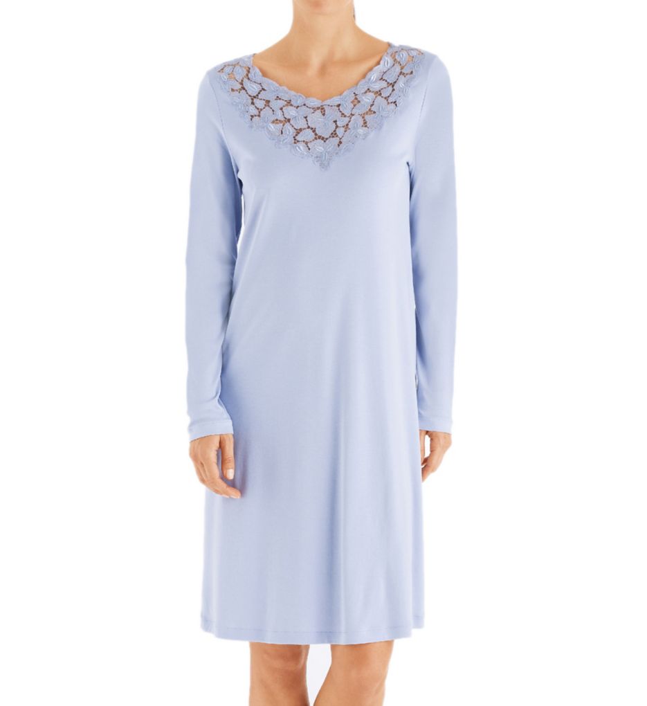 hanro long sleeve nightgown