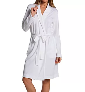 Cotton 3/4 Length Robe White XS