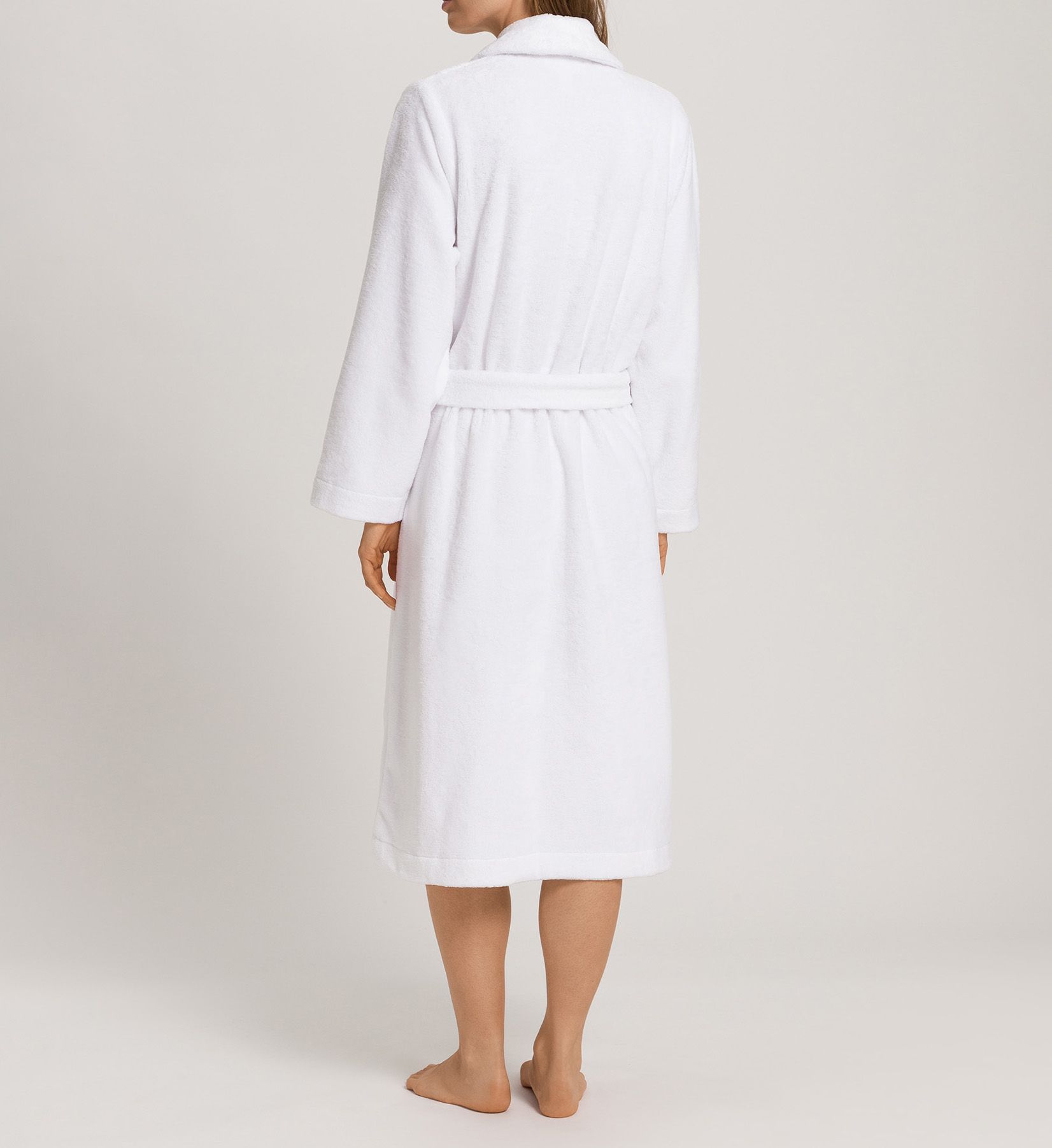 Hanro Plush Cotton Terry Velour Robe 77700 - Image 2