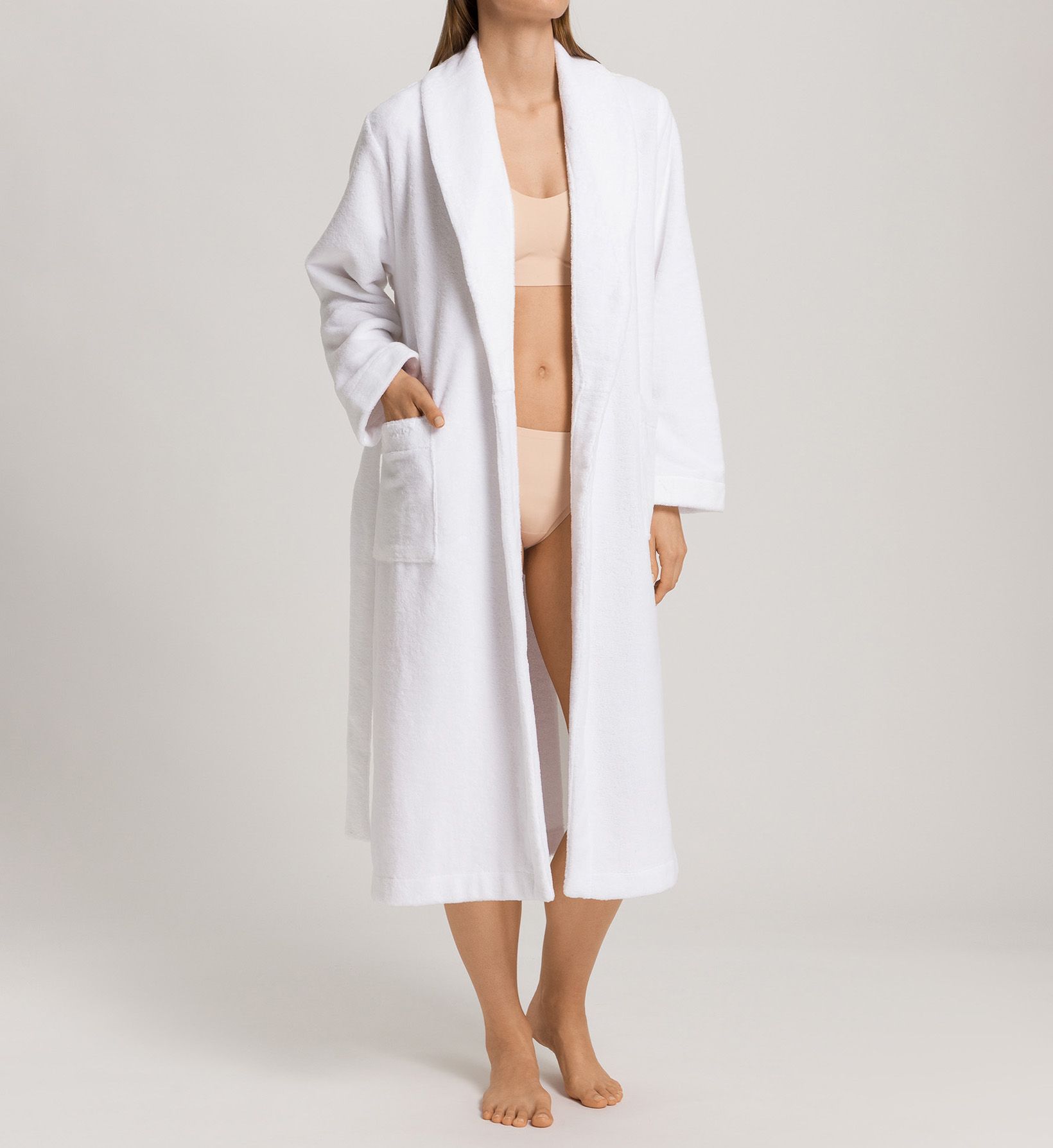 Hanro Plush Cotton Terry Velour Robe 77700 - Image 1