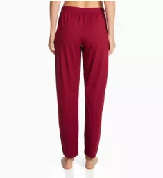 Sleep & Lounge Solid Knit Pants Burgundy XS