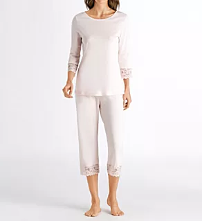 Moments Crop Pajama Set Crystal Pink XS