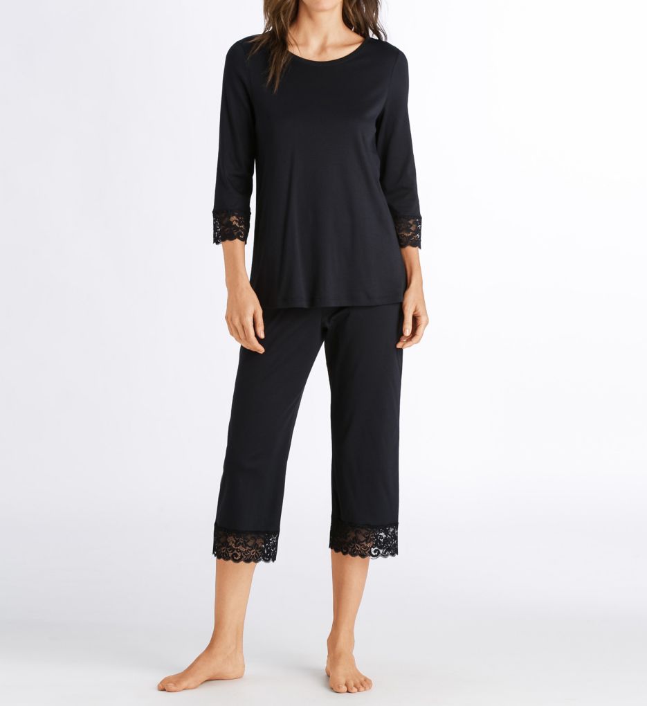 Hanro Woolen Lace Knit Pajama Leggings & Reviews