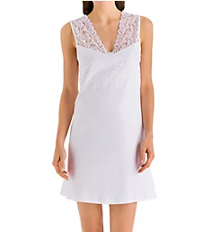 Moments Lace Tank Gown White XS