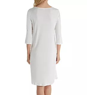 Moments 3/4 Sleeve Gown White XL