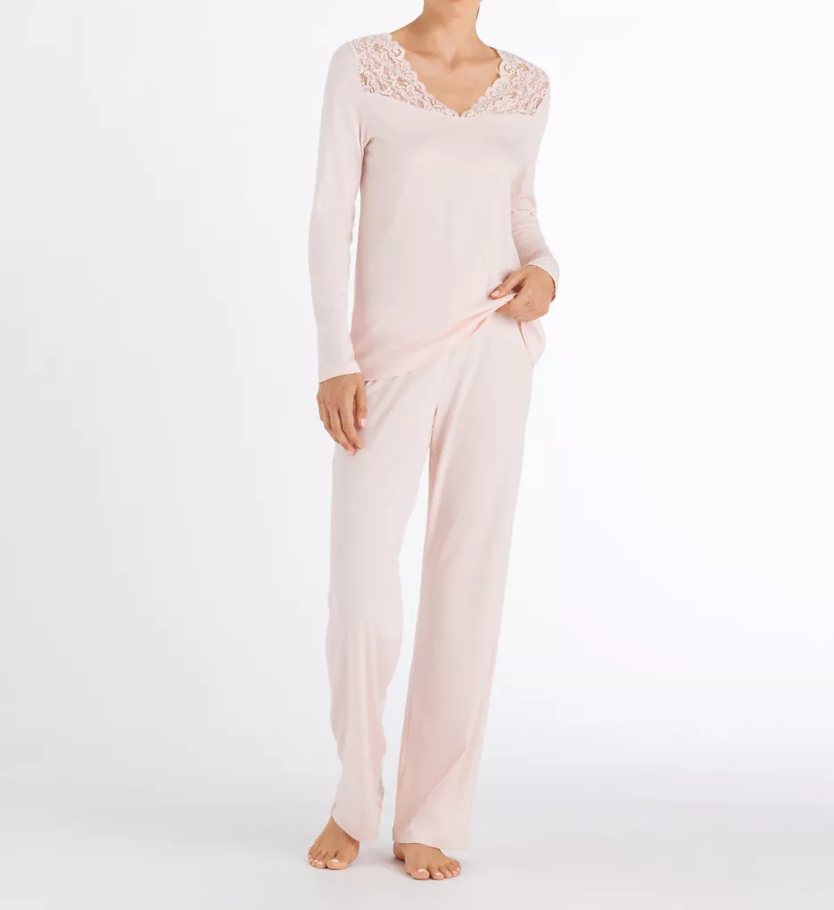 Moments Long Sleeve Pajama Set Crystal Pink XS