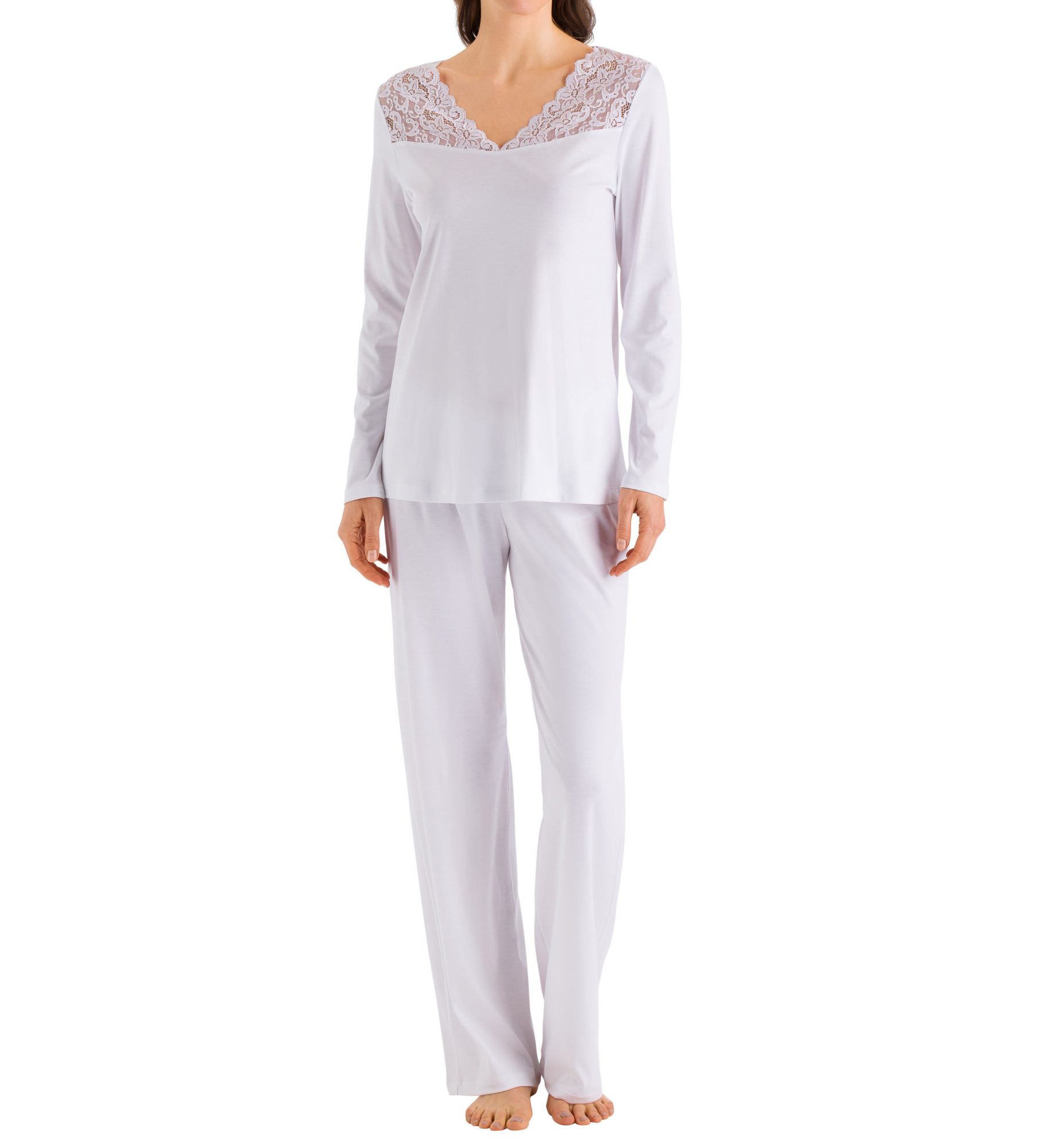 Hanro Moments Long Sleeve Pajama Set 77932 - Image 1