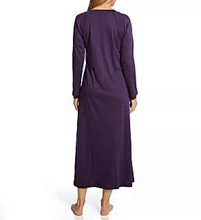 Pure Essence Long Sleeve Long Gown Amethyst XS